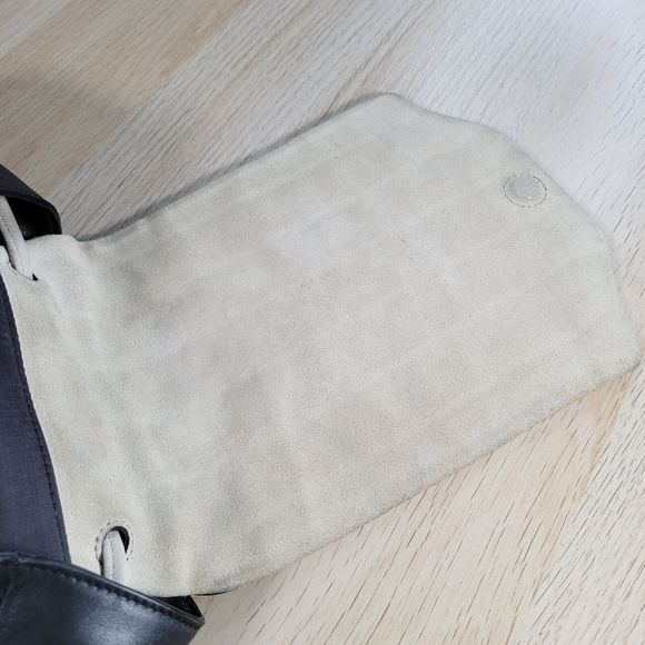 Rag & Bone Pilot Two Tone Backpack Leather Fawn Black Colorblock Purse Suede - Picture 13 of 16